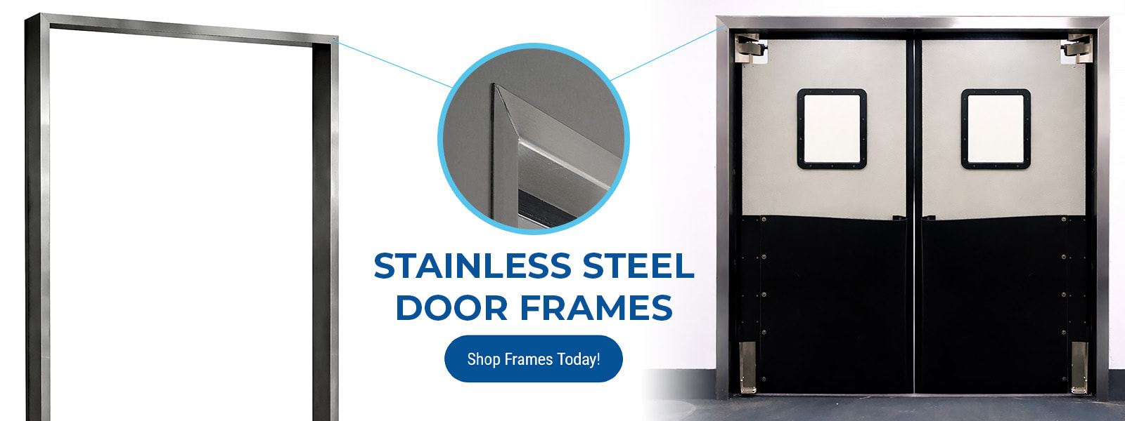 Custom stainless steel door frame